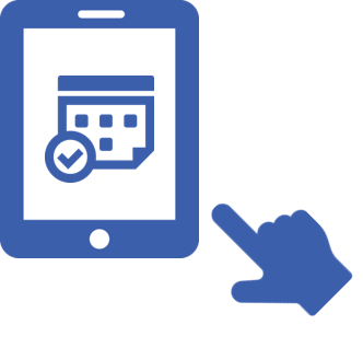 LINEを通じて、時間や場所を問わず予約を受付